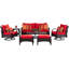Barcelo 16 Piece Rattan Sofa Set with Cushions-309302397