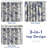 100% Blackout Toile Linen Curtains for Bedroom Double Layer Farmhouse French Country Vintage Printed Pattern Thermal Sound Lined Back Tab Living Room Drapes  2 Panels-1265672103-1265672101