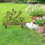 Papillon sur un champ de fleurs sauvages - décorations en métal sur mesure, monogramme de lettre fendue en métal, cadeau de décorations personnalisées, signe de chalet extérieur-120212030-120641868-120212025