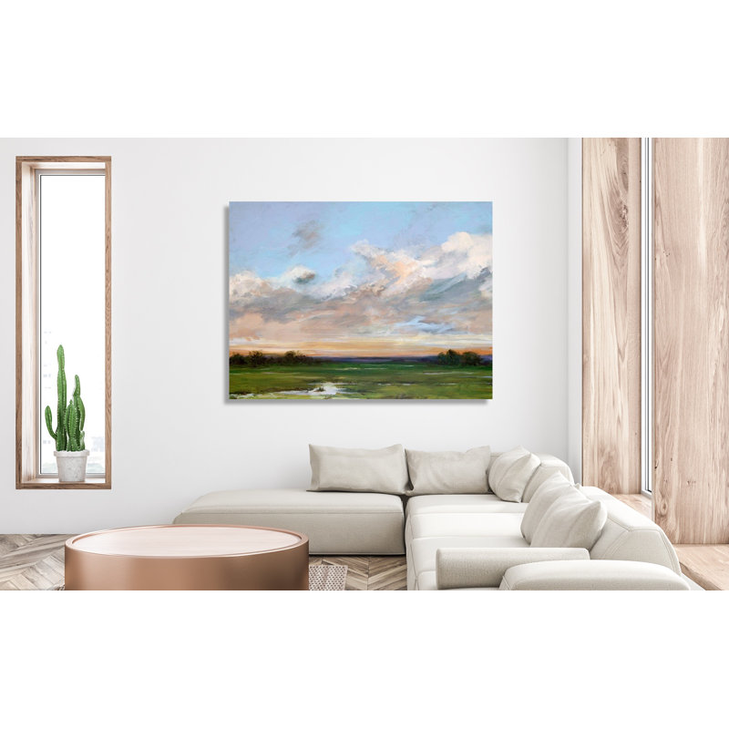 Solace I - Artist Enhanced Canvas Print, Black Framed Canvas, 20" H x 24" W x 1.75" D