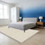 Tapis d'intérieur géométrique Minimalist Curve, moderne, contemporain, côtier, bohémien, chambre à coucher, cuisine, salon, sans perte de poils, ivoire / crème-517898493