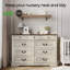 36.8" H x 53.5" W Standard Dresser