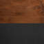 22 Inch 1-Drawer File, No Assembly Required, Black And Whiskey Finish