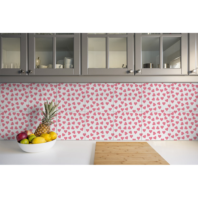 Kines 30cm W x 30cm L Vinyl Peel and Stick Field Tile