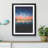 Standing Beneath the Moon in Abstract - Picture Frame Graphic Art Print-55729811-55729812
