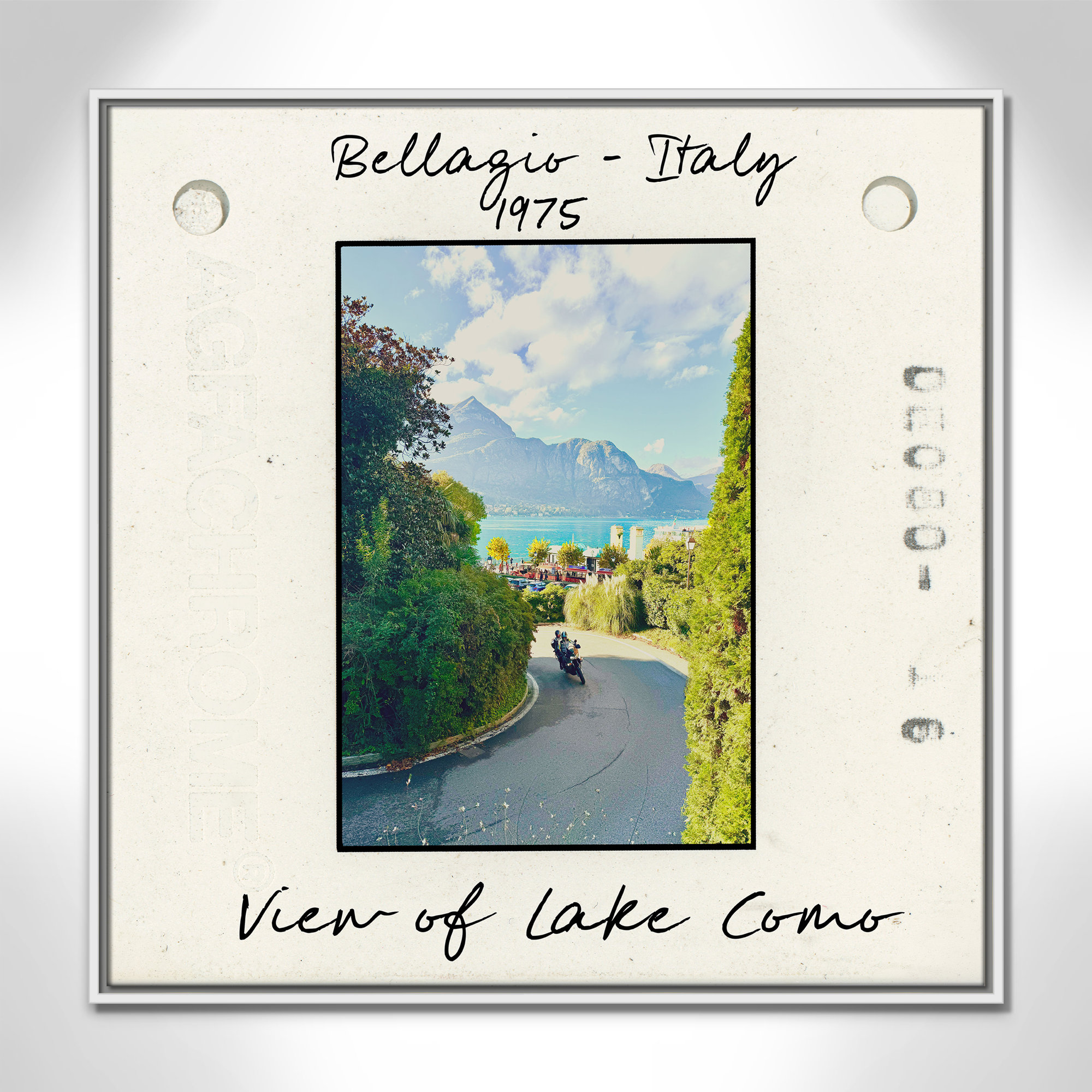 Belaggio, Italy - View of Lake Como Print by Susan Jill, 31.5" H x 31.5" W x 2" D, Black Floater Framed Canvas