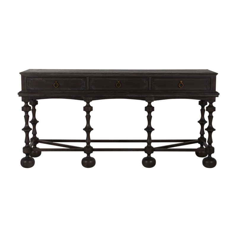 Arrington 76" Console Table, Cerused Ash
