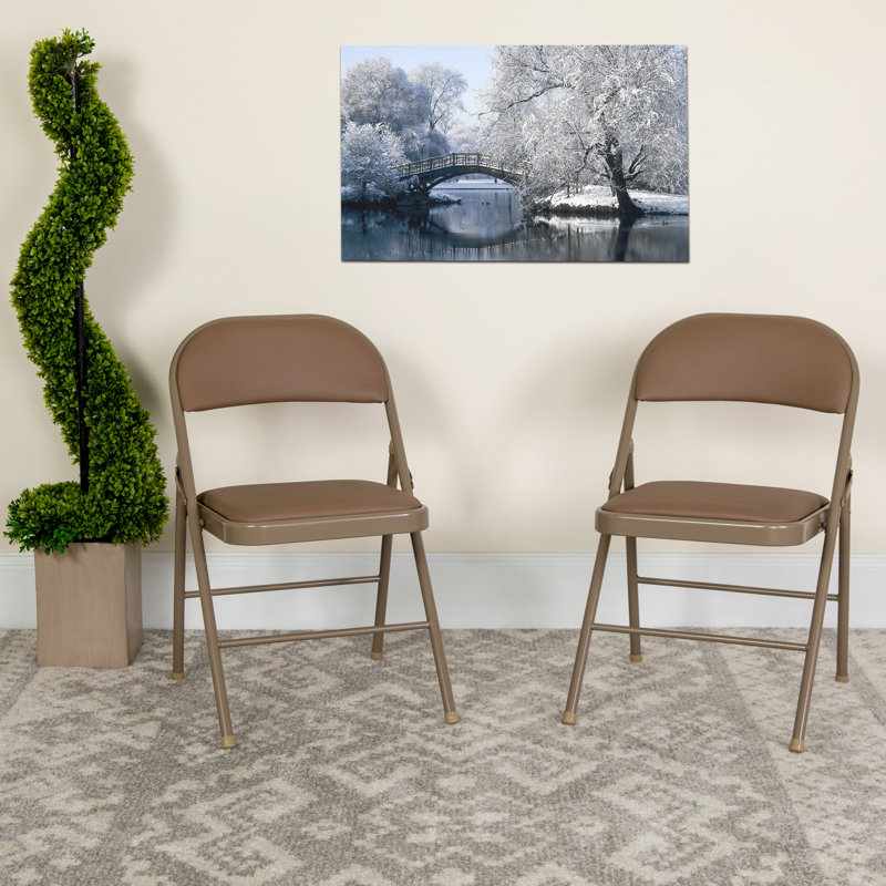 Chaise pliante Oliverson, Beige