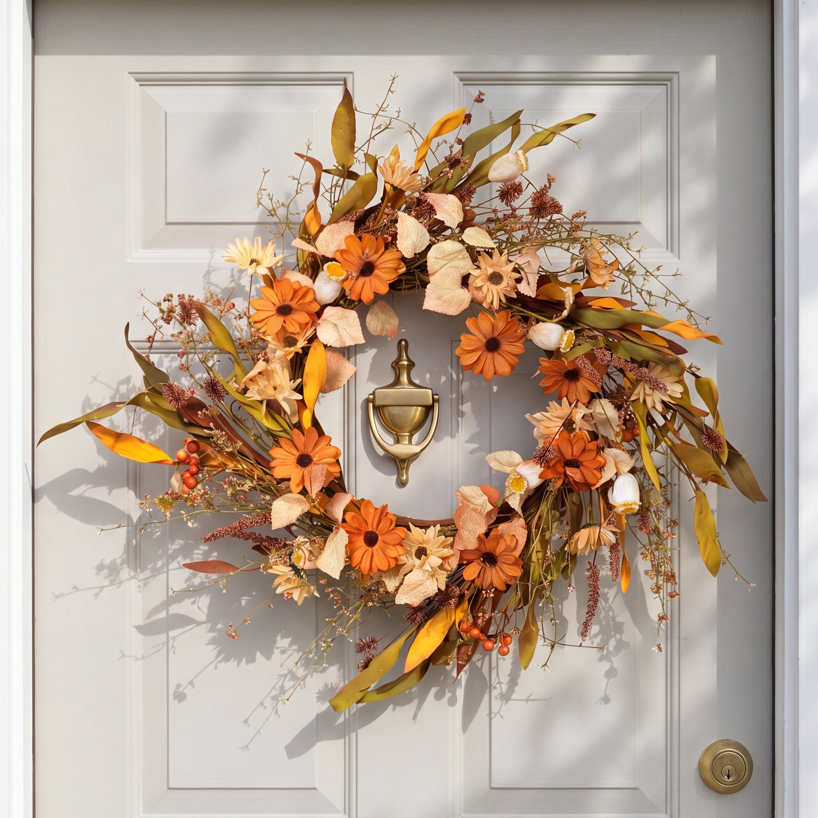 22" Berry Floral Wreath