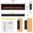 Berni Powder Coated Electric Fireplace with 5120 BTU-92611316-93799315
