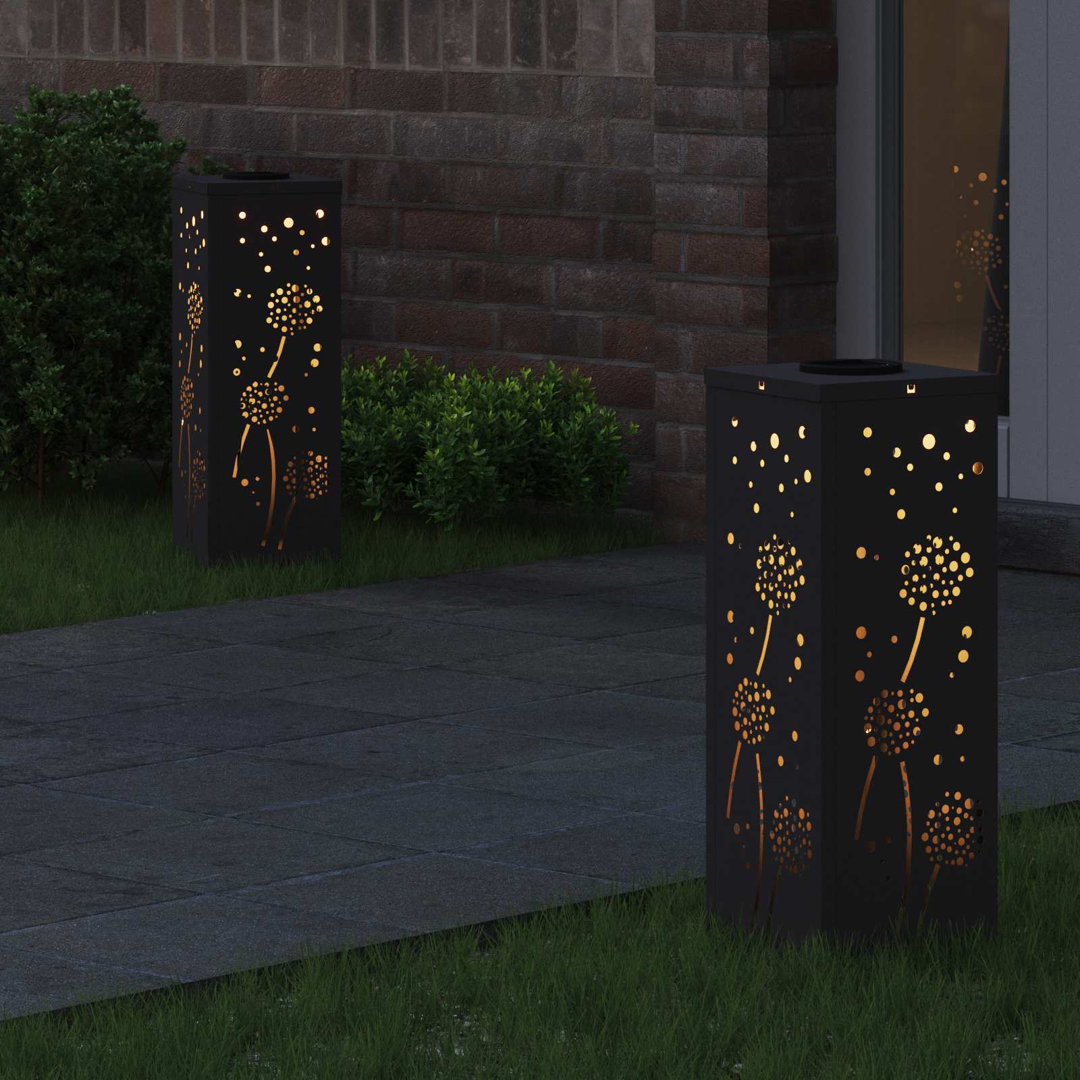 Solar Powered Steel Pathway Light