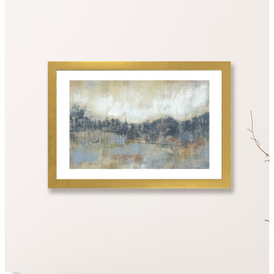 " Cool Gray Horizon I " by Jennifer Goldberger