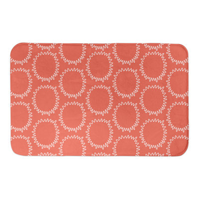 Tapis pour salle de bain à pois Admiranda