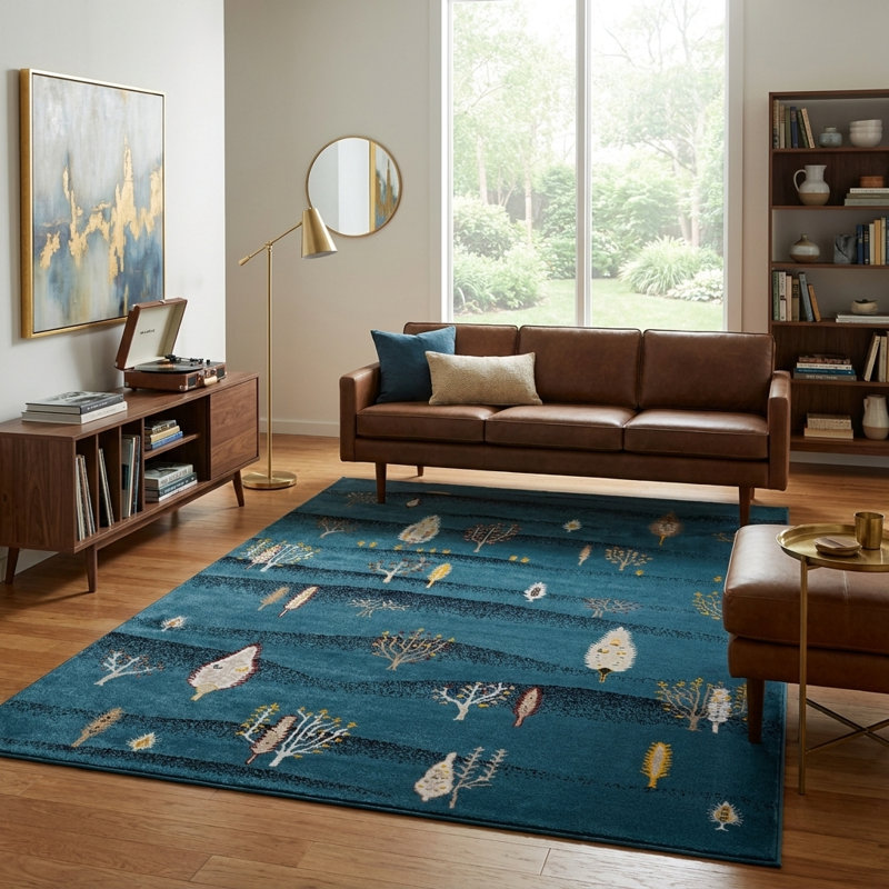 Bursa Botkins Rug, Rectangle 6'1" x 9'
