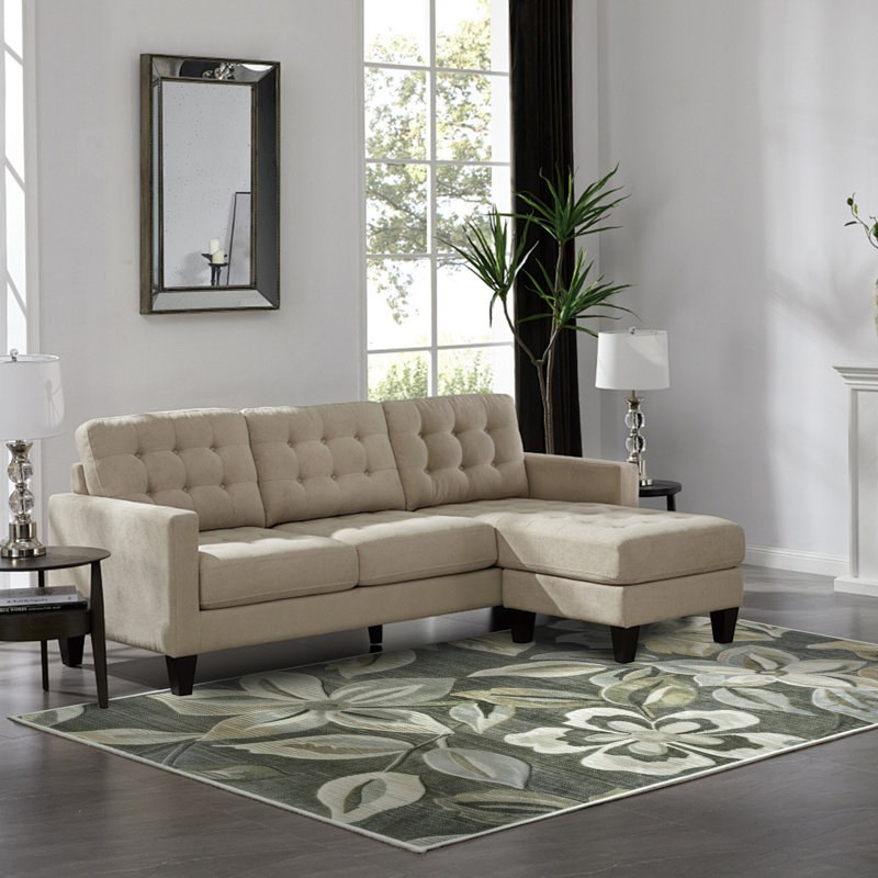 Nature Floral Non-Slip Machine Washable Modern Area Rug in Green/Cream for Living Room, Bedroom, Hallway Runner Indoor Rugs