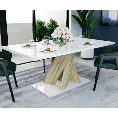 Baelie 1 LEAF RECTANGULAR DINING TABLE N°10