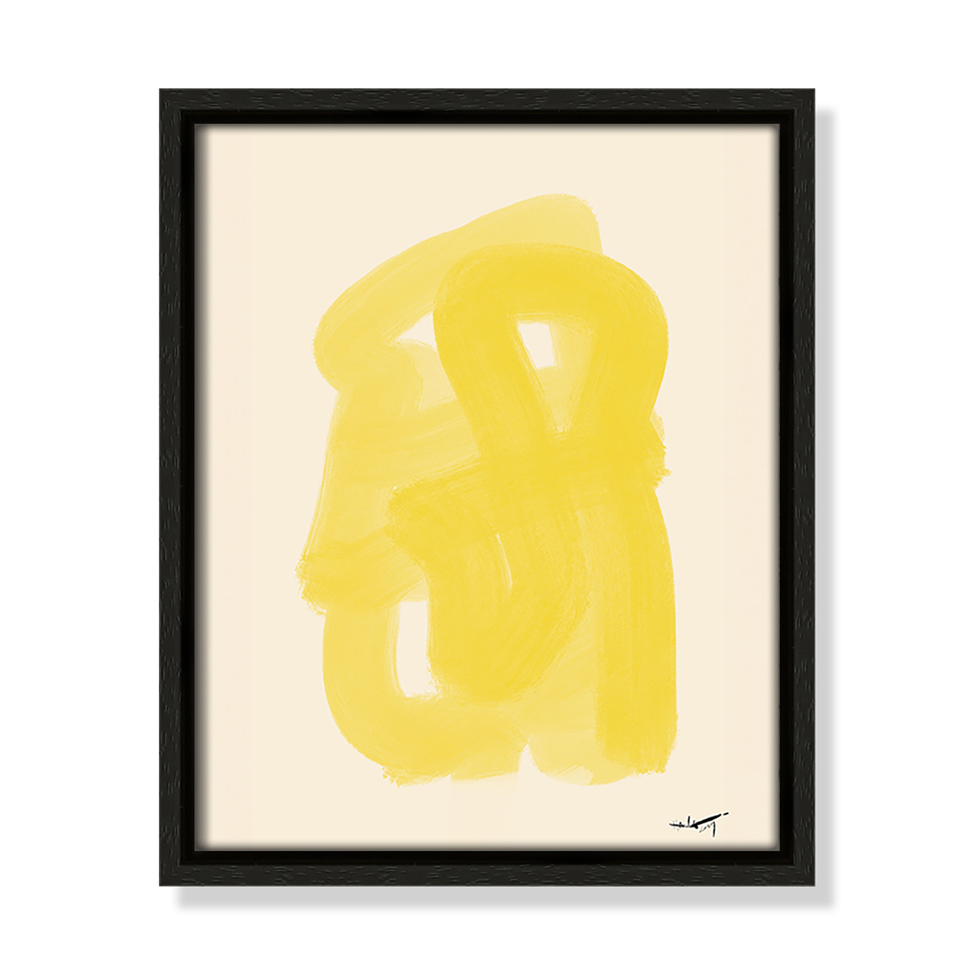 Matin Dete Print by N.Atelier, 11.5" H x 9.5" W, Espresso