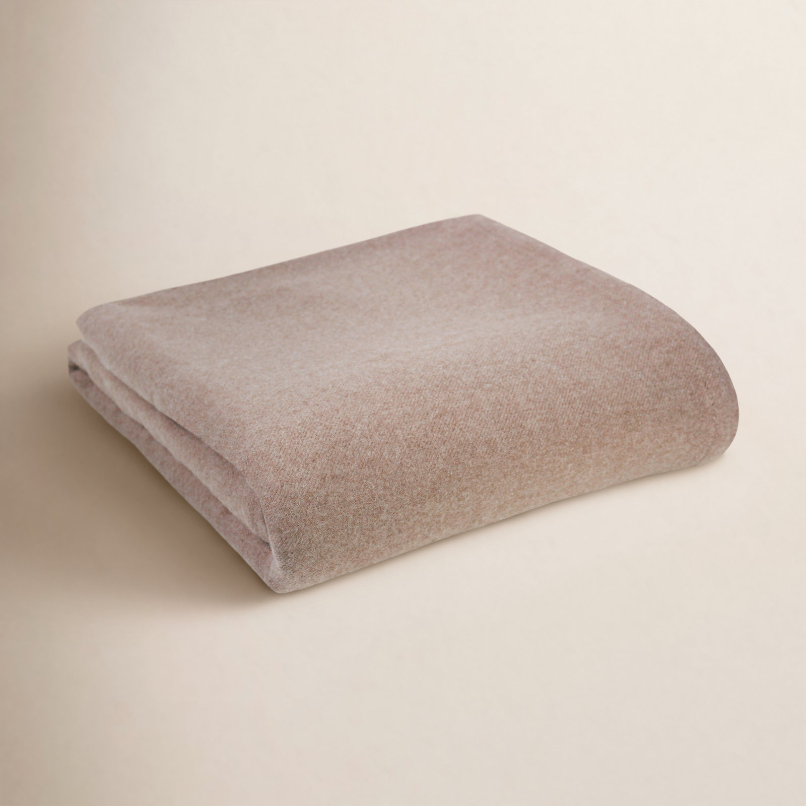 Aydan Lambswool Throw Blanket, 90" W x 90" L, 6, Camel