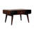 Solid Wood Curved California Coffee Table