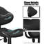 Chaise de bureau pivotante à 360 ° Aldous avec dossier en filet et hauteur réglable-481068100