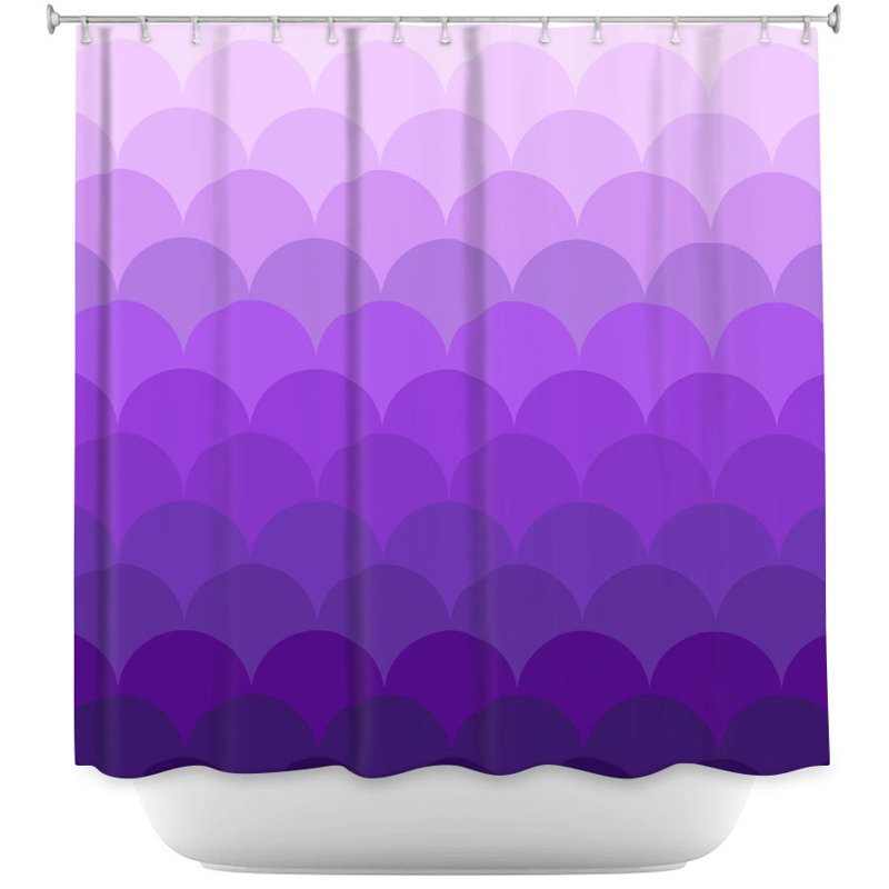 Rideau de douche simple dégradé balances