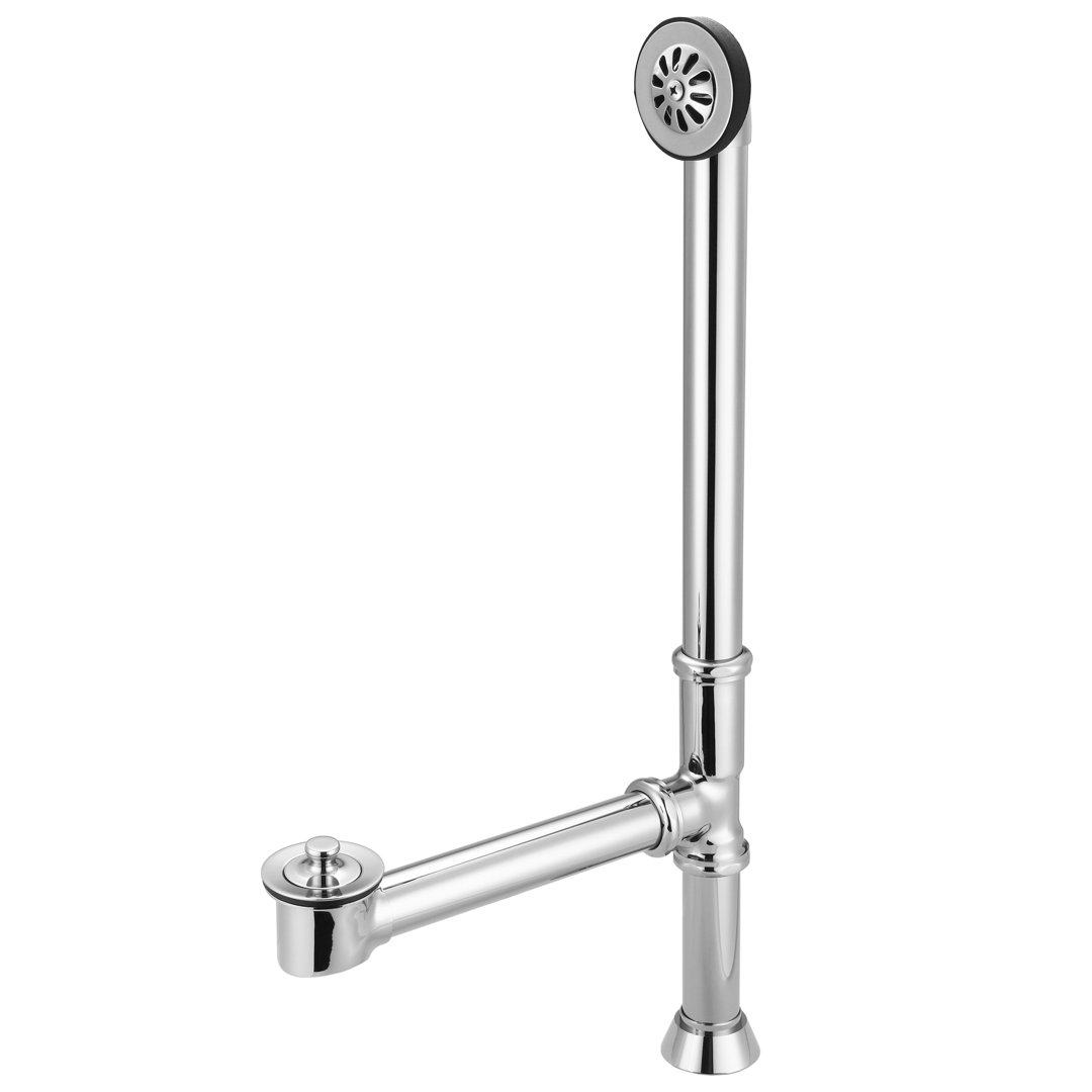 Aviston Exposed Leg Tub Drain with Overflow dCOR design 