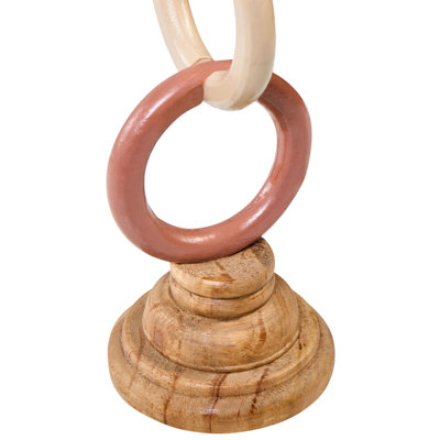 Wood Tabletop Candlestick