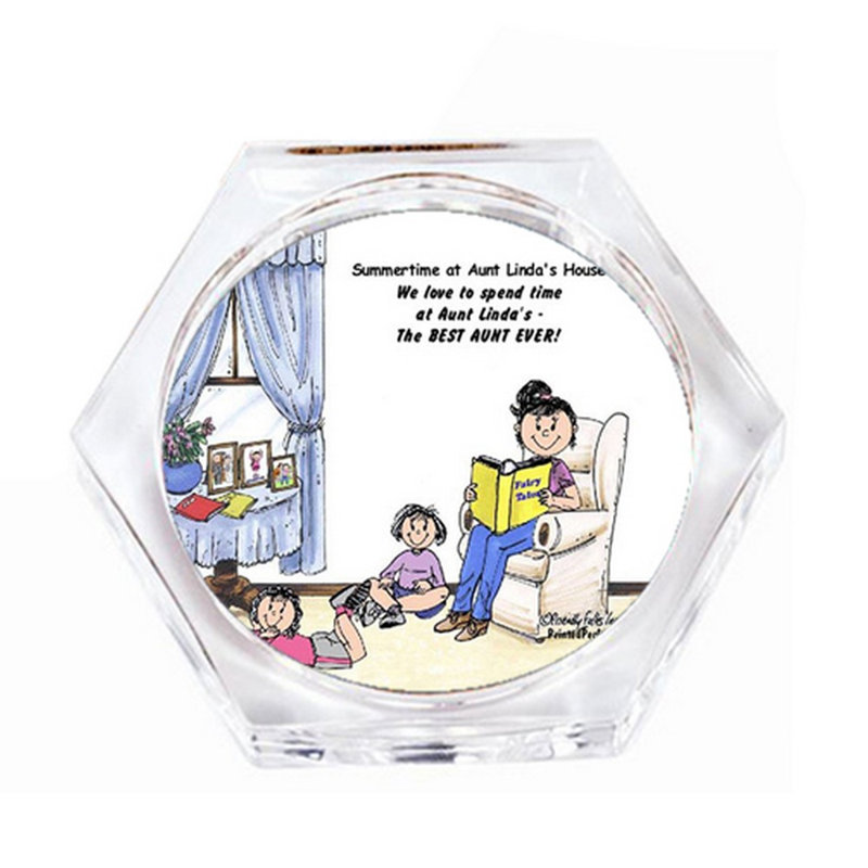 Ensemble de 4 verres à sous-verres personnalisés, Oui