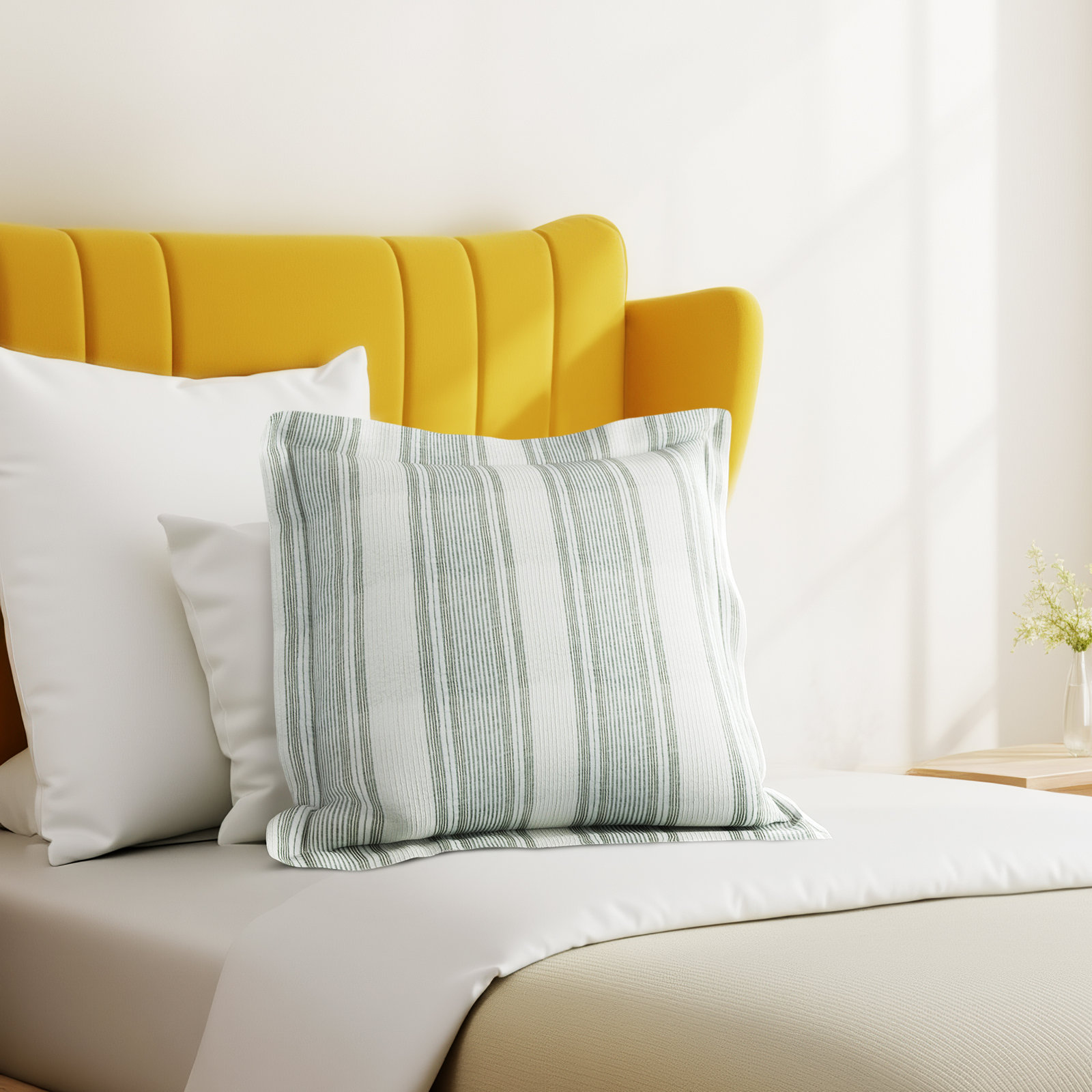 Clover Linen Shams, Standard