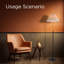 Lampe sur pied 60,6 po Theeran
