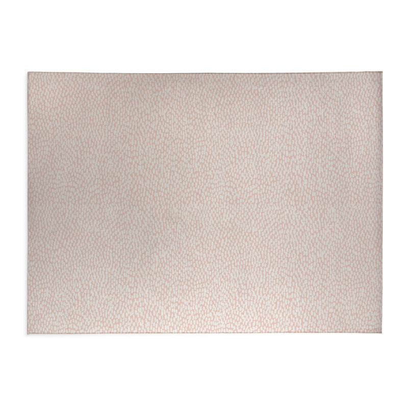 Twinkle Splat Lightweight Non-Slip Kitchen Mat, Rectangle 4' x 6', Pink