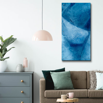  'Undercurrent 4' by Chariklia Zarris Acrylic Glass Wall Art, 24" x 48"