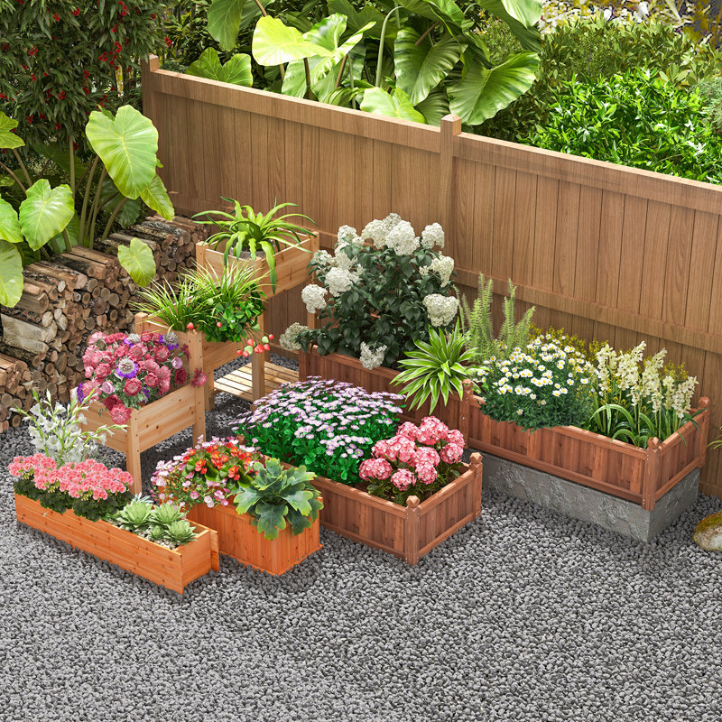 Brahmsley Wood Planter Box