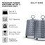 Tower Solitaire Canisters, Mirror Finished Steel Lid with Round Loop, Airtight-92282937