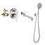 Robinet de baignoire mural avec pomme de douche à main Topcraft-135551736