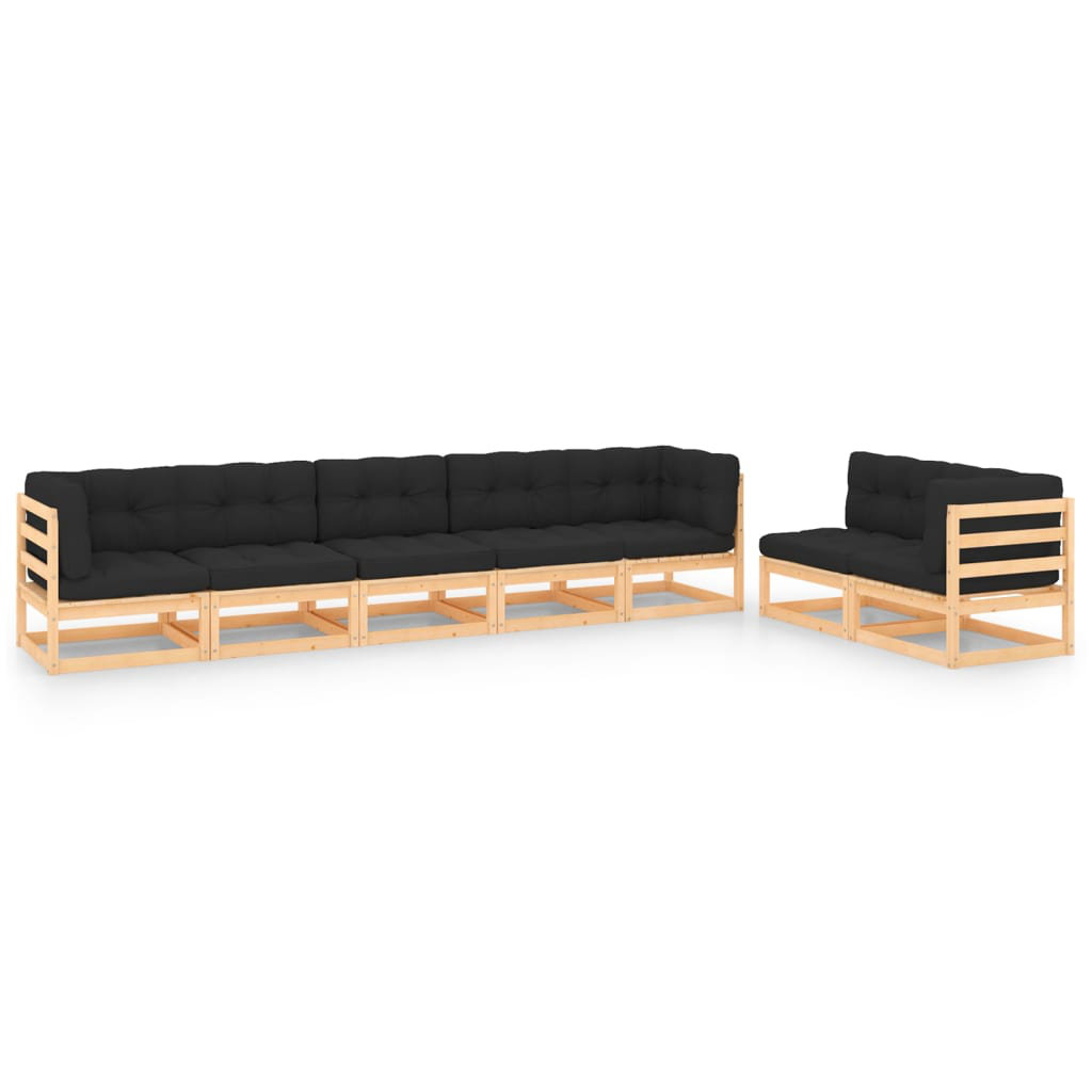 Gartensofa Janelise mit Kissen