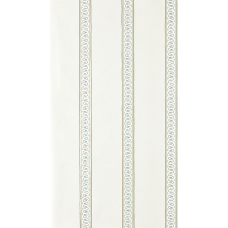Fondant Stripe, Blue/Beige