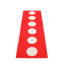 Vera Polka Dots Area Rug in Red/Off-White-69435602