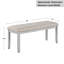 Ensemble de salle à manger 3 pièces en bois massif avec 2 bancs-1059810060-1059810062-1059810061