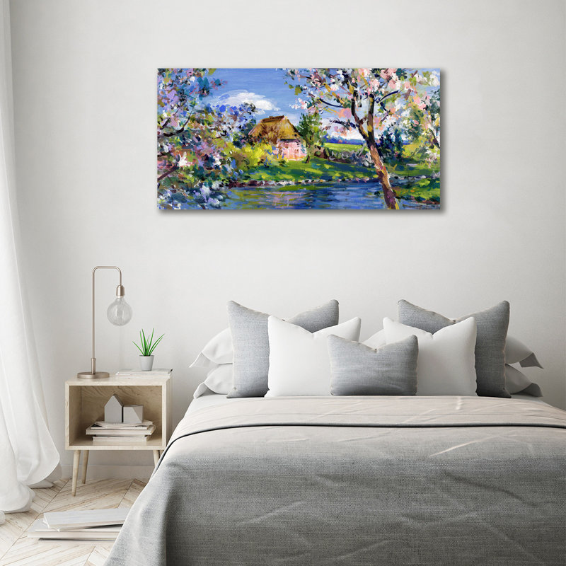 Spring Landscape - Wrapped Canvas Print