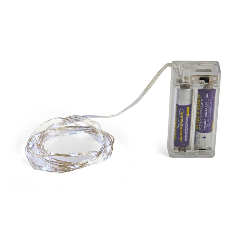 Mikasa 30-Light LED Microlight Strand, Soft White