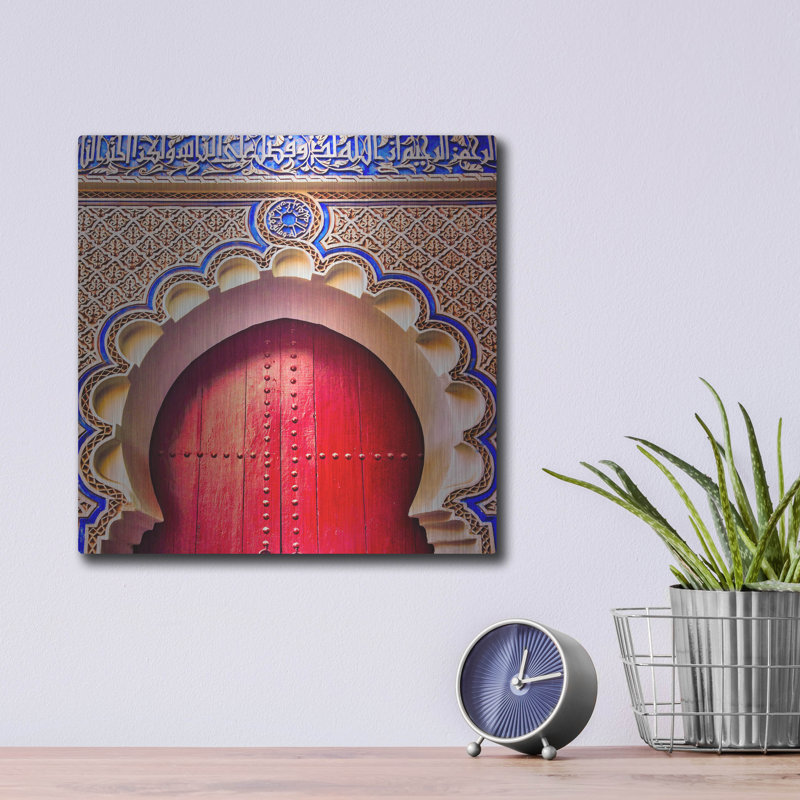 "Porte marocaine classique" par Mark A Paulda, H 12 po x l 12 po