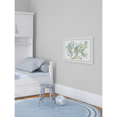'Famous Landmarks' Framed Print