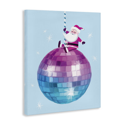 «Disco Ball Santa Claus», art mural par House Fenway
