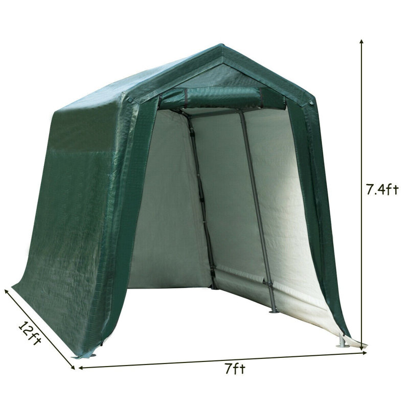 7 Ft. W x 12 Ft. D Steel Patio Gazebo