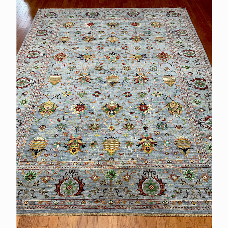 Wool Floral Indoor Rug