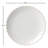 French Perle Scallop 4-Piece Dinner Plate Set