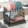 Rustproof 2-Tier Dish Rack With Drainboard