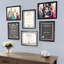 Ensemble de 6 cadres Winston Porter - cadre photo 5 x 7 avec support et crochets pour galerie murale ou portrait de famille - décoration murale-394306622