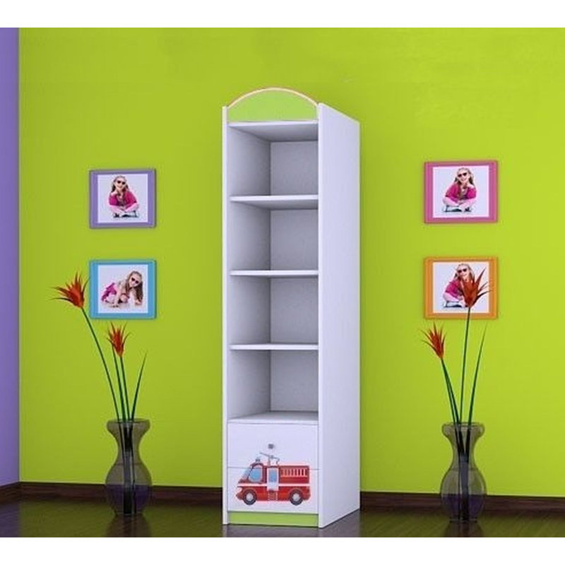 Branham 1 Door Wardrobe, Green